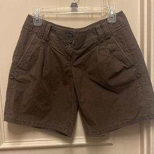 Ann Taylor Loft Brown Shorts with Belt